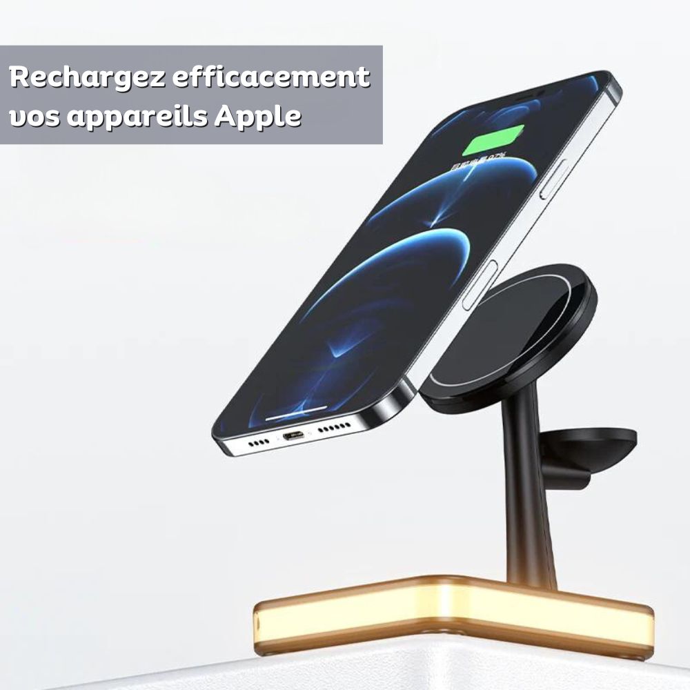 MagDock - Chargeur sans fil 3 en 1