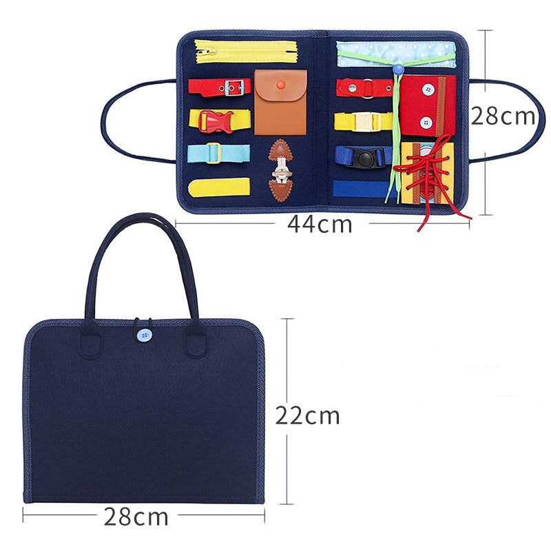 "EduPouch "Montessori educational activity bag for children