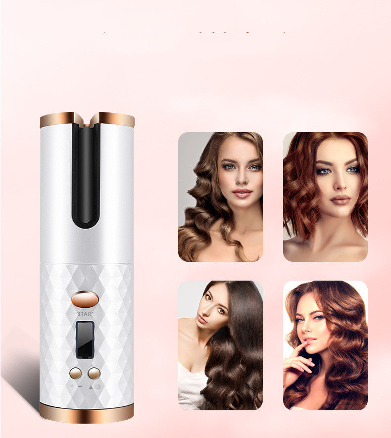 "LuxeCurl" Rechargeable Automatic Hair Curler