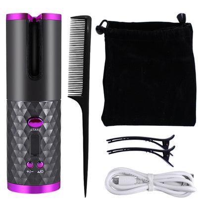 "LuxeCurl" Rechargeable Automatic Hair Curler