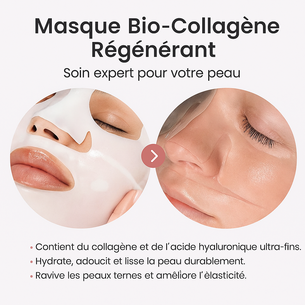 🧴 Masque Collagène Régénérant & Hydratant