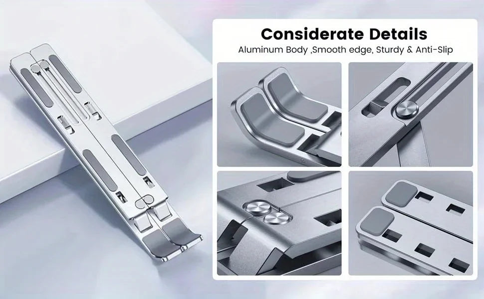 💎 ZenLift™ – Support Laptop Confort Total