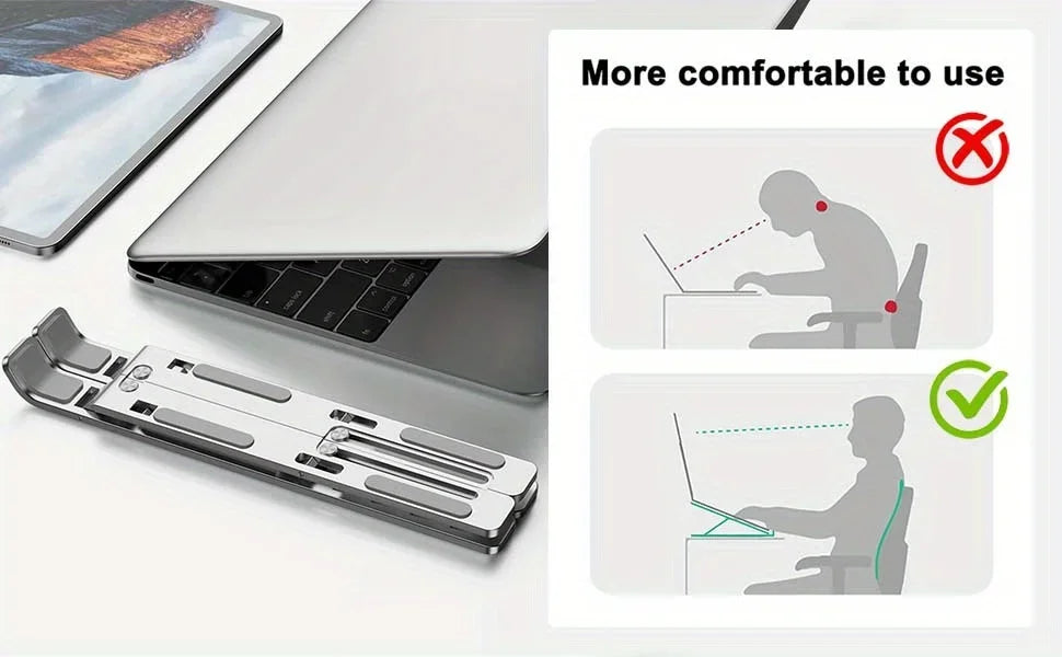 💎 ZenLift™ – Support Laptop Confort Total