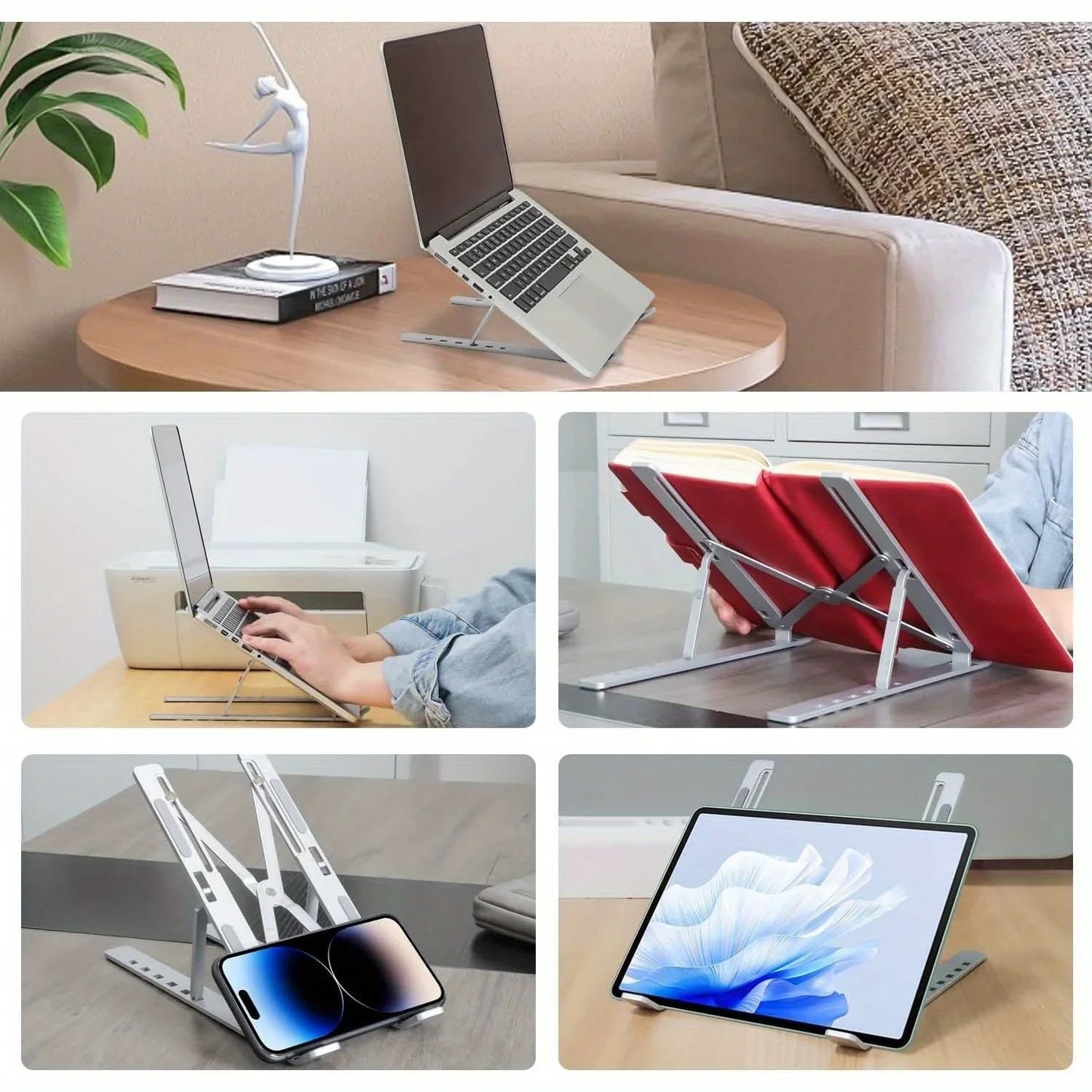 💎 ZenLift™ – Support Laptop Confort Total