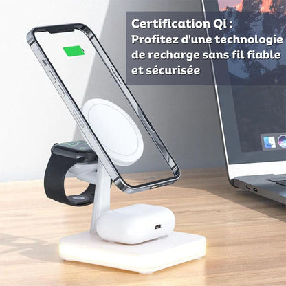 MagDock - Chargeur sans fil 3 en 1 