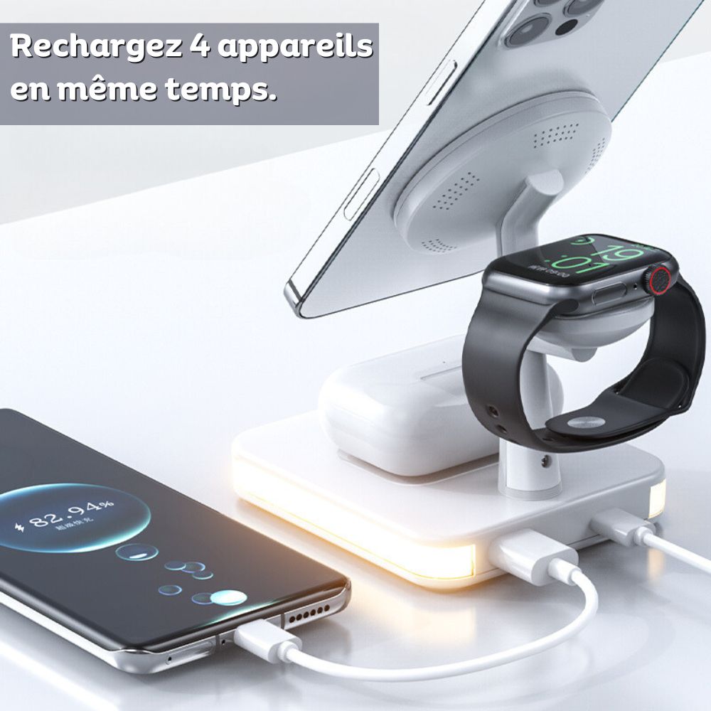 MagDock - Chargeur sans fil 3 en 1 